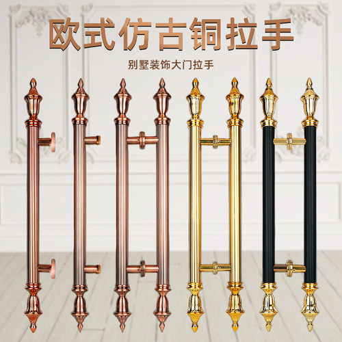 玻璃门拉手不锈钢冬瓜o头欧式仿古别墅大门把手KTV豪华酒店门木门