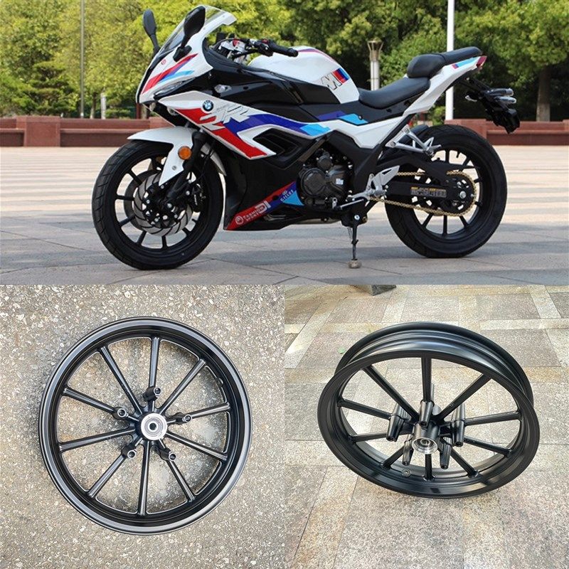 魔影S450摩托l车配件轮毂山洋趴赛前后铝轮公路赛前后车圈