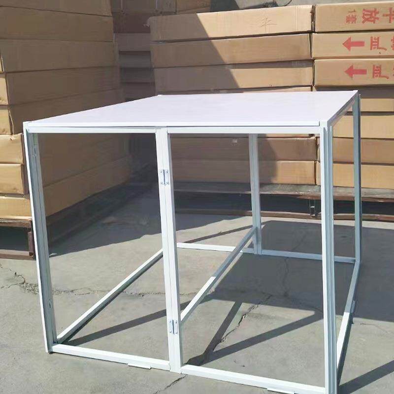 超市铁堆头地列摊货架CH-DT陈展示台便携折铁叠台质头架促销陈堆