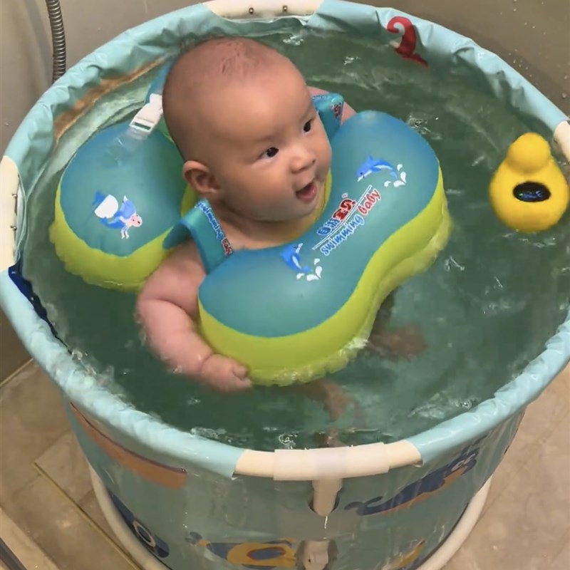 宝贝游泳婴儿g游泳圈腋下腰圈浮圈趴圈手臂坐圈防翻宝宝泡澡游泳