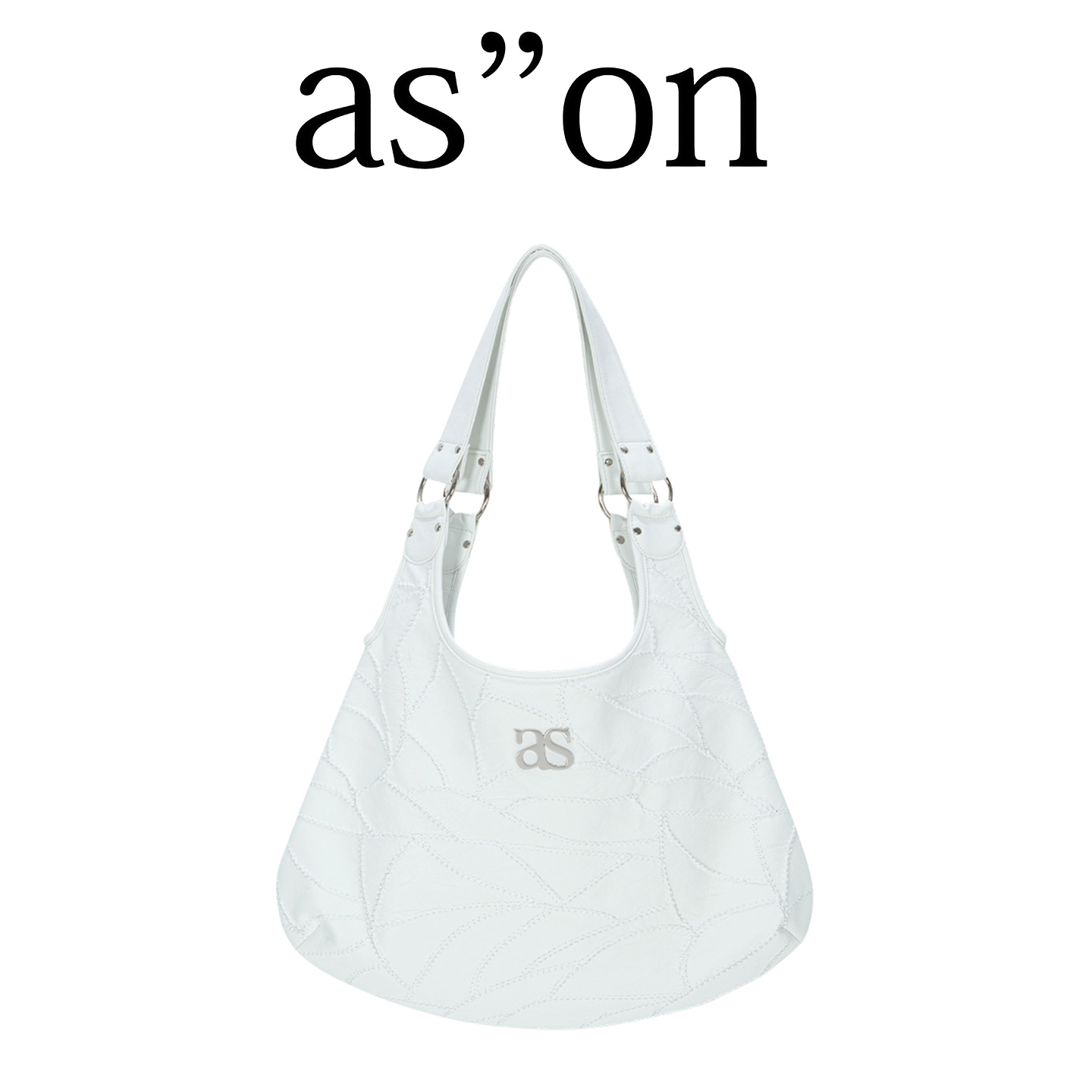 韩国小众品牌ason包刺绣裂纹