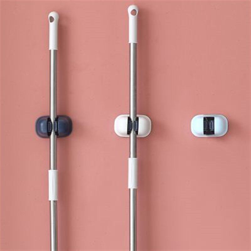 资顺免打孔钉家用挂钩门后厨房浴室壁挂墙粘钩拖把夹插头挂架