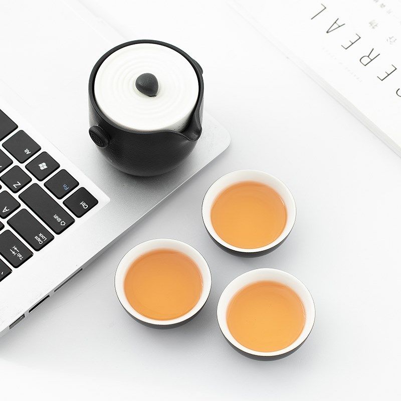 便携式旅行茶具小套装单人户外随身包喝茶装备泡茶壶快客一壶三杯
