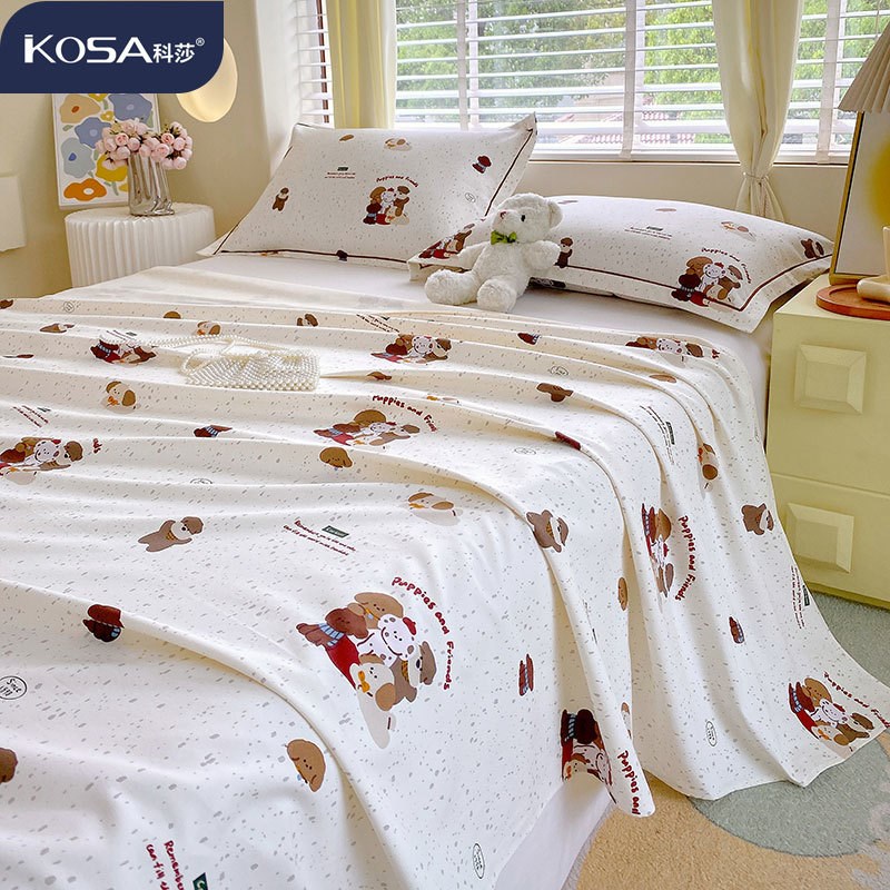 A类加厚老粗布单件床单100全棉夏季榻榻米单人被单三件套