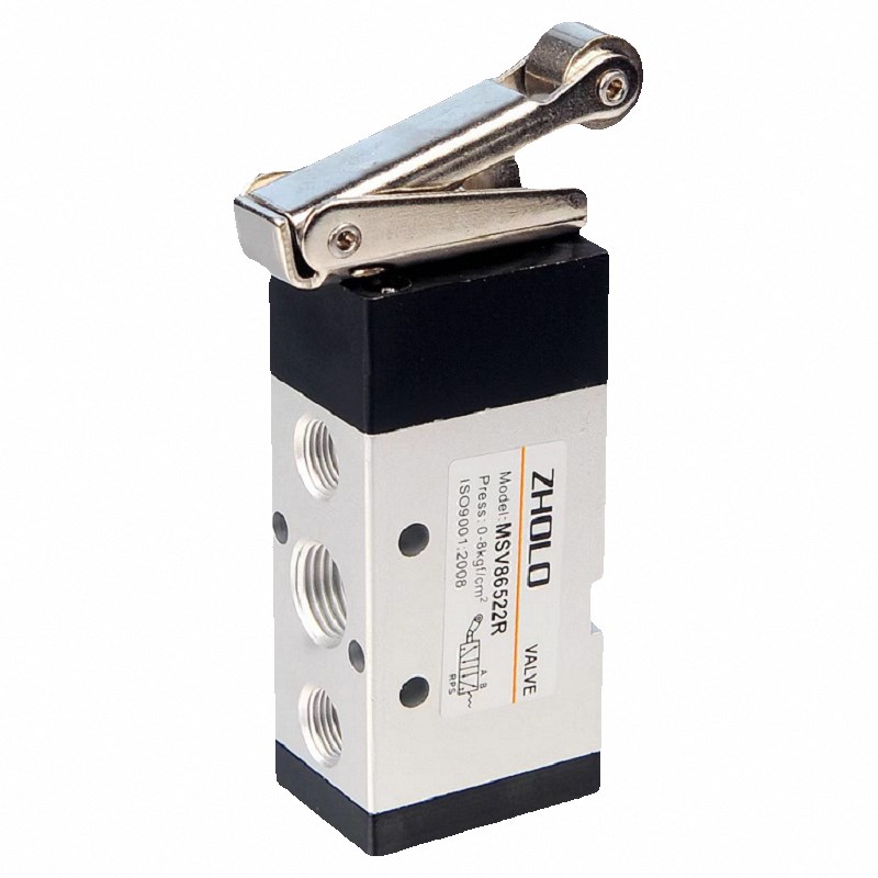 ZHOLO卓良气动二位五通机械手动换向阀MSV-86522R EB LB PB TB PP