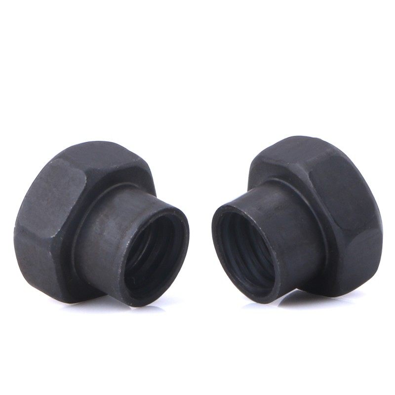 异型螺母 六角涨铆压铆螺母  黑色六角圆螺帽 上架六角螺母M6