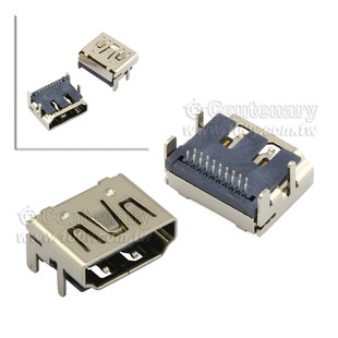 HDMI DIP母座高清电视插座 19P直插(91-HD01-001)