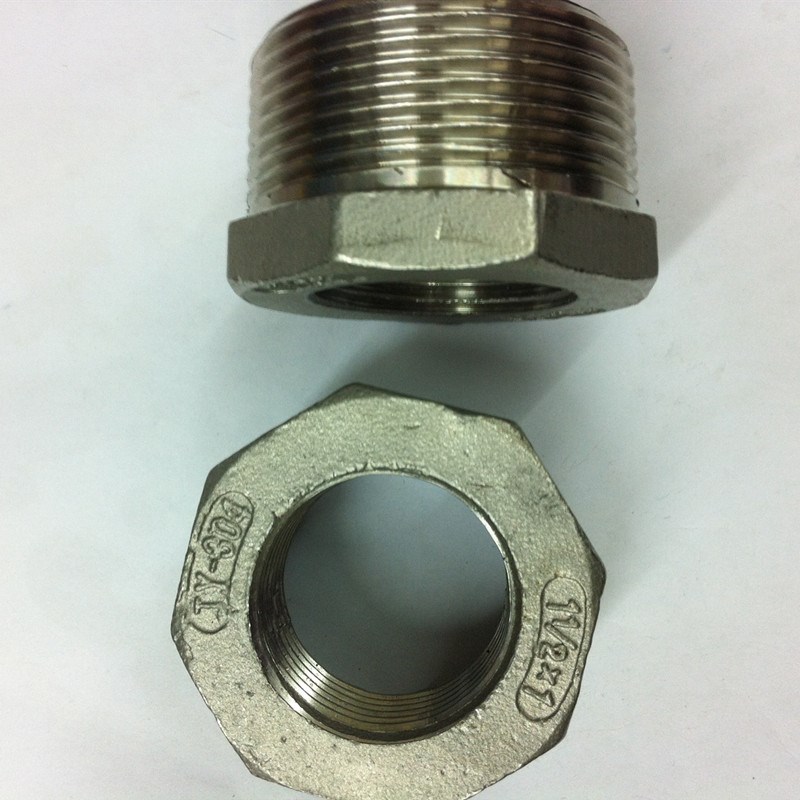 不锈钢304补芯 衬套卜申内外丝变径接头1/8-1/43/81/2 4分6分 1寸