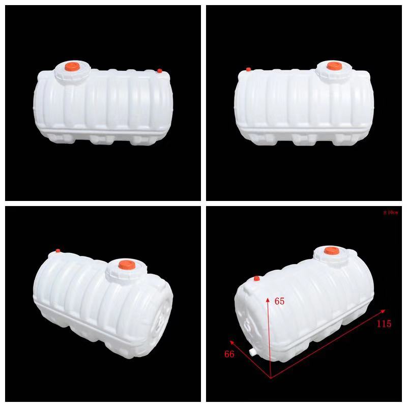 食品级塑料桶家用卧式桶储水桶加厚带水龙头加厚塑料圆形水桶600L