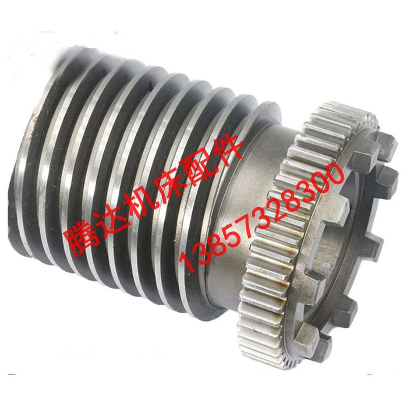 中捷友谊昆明汉川T68T611C HCT6511镗床配件3122蜗杆轮Z48/9爪