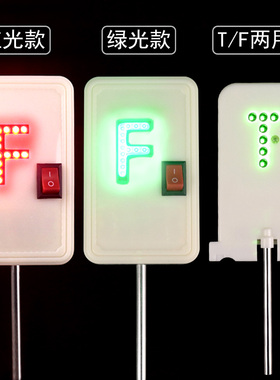 F光源F型T型红光绿光红色绿色LED灯初中物理光学实验室教学仪器器