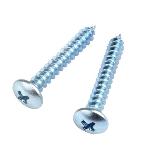 蓝锌加硬大扁头M4M5自攻螺丝钉十字蘑菇头伞头木螺钉TA盘头自攻钉