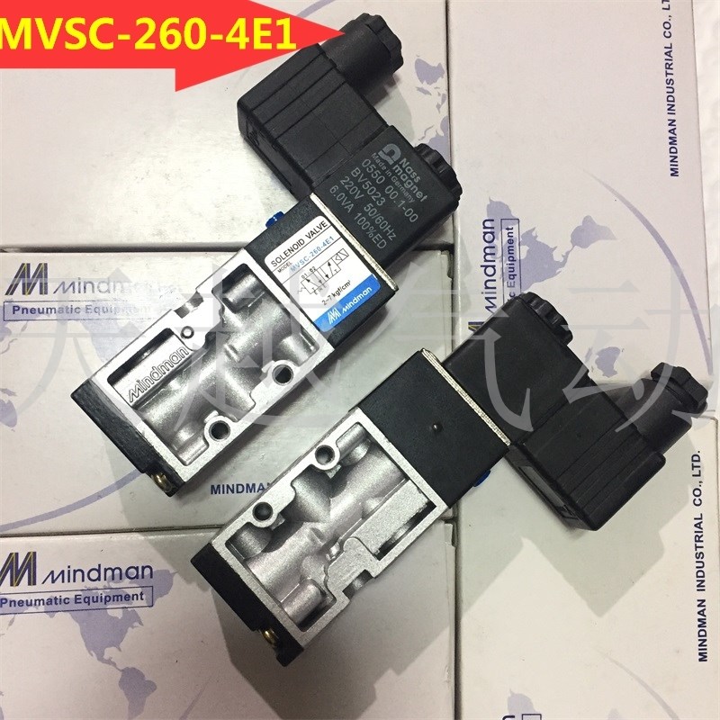 MINDMAN金器电磁阀  MVSC-260-4E1金器 MVSD-260-4E1 AC110V DC24