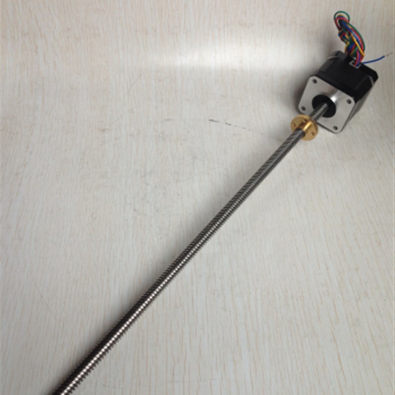 42BYGH34丝杆步进电机  丝杆长300mm T8*2 导程2 0.4A 12V