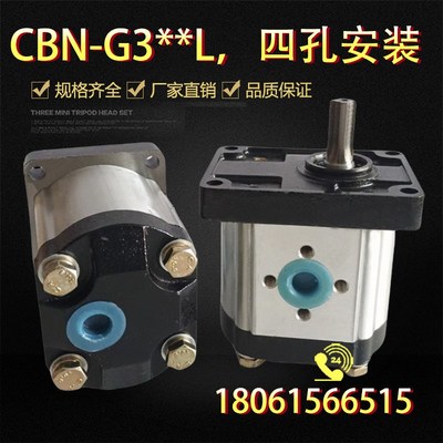 前端盖四孔安装侧装泵CBN-G314L/G310L/G306L/G316L/G320L/G325L