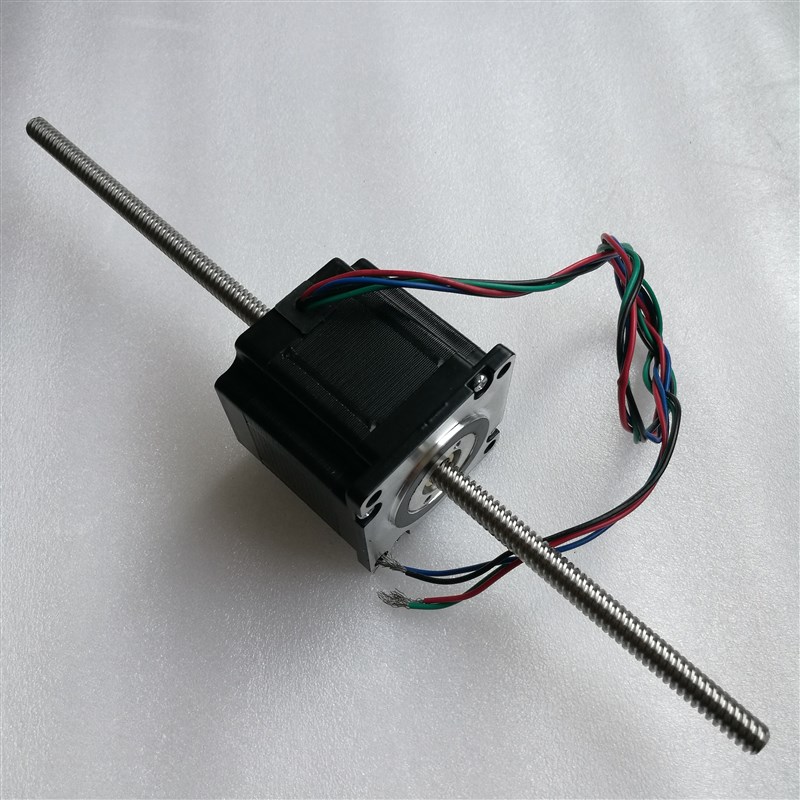 57贯通丝杆电机 T8丝杆电机 57贯通式丝杆步进电机 丝杆长可选