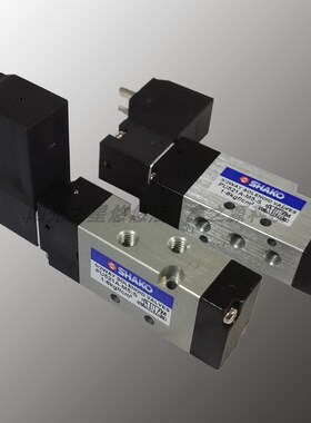新恭SHAKO 五口二位电控引导式电磁阀 PM521-M3 PU521 A B M5 S D