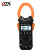 VICTOR胜利仪器VC7018钳形表0.1A 600A电流表钳形数字万用表