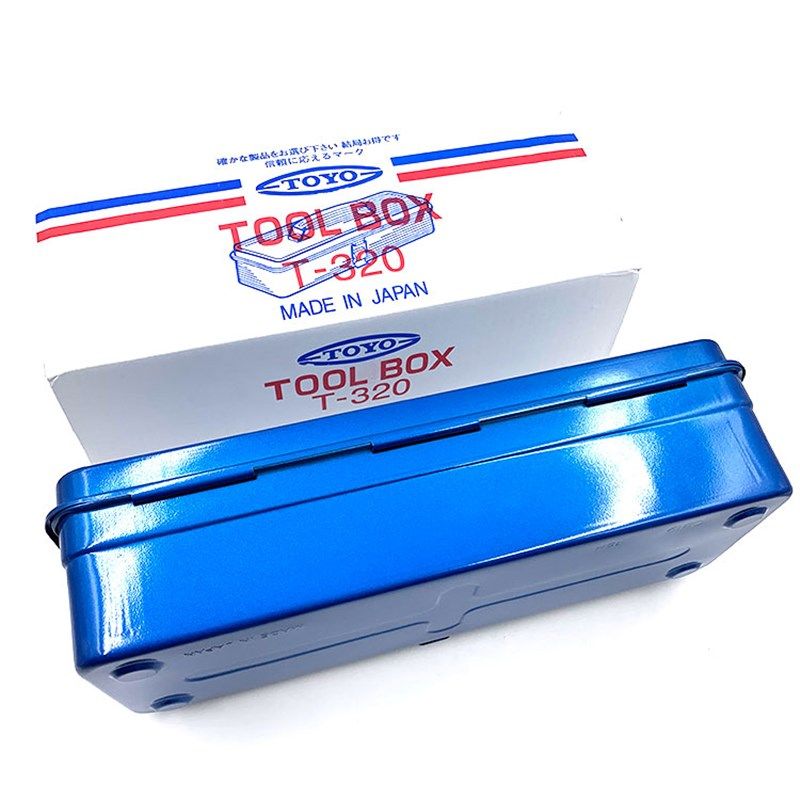 日本原装进口TOYO东洋T-320加厚铁皮工具箱维修车载收纳工具盒子