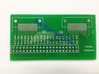 30pin 0.5间距 双座子 LCM,TFT LCD 转接板 测试板 FPC 万能板