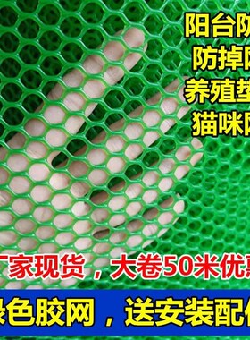整卷绿色塑料平网养殖漏粪网床鸡鸭鹅脚垫网格片蜂网防护网育雏网