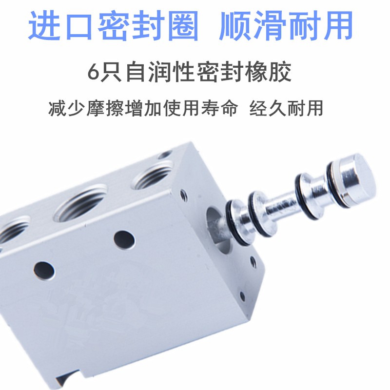 4V230C-08电磁阀DC24V 中封换向阀气缸控制阀AC220V三位五通气阀