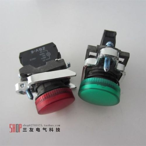 指示灯 信号灯 XB4BV63  ZBV-6 XB4 BV64红色绿色 AC220V DC24V