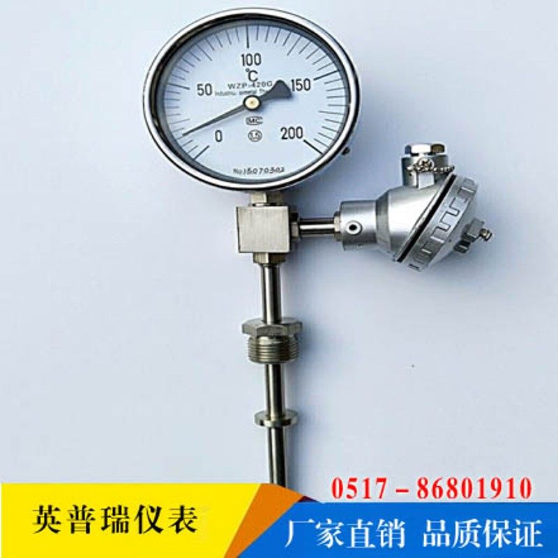 热电阻信号远传温度计WTYY-1021/1031d防爆压力式双金属温度计