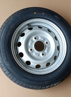 雷丁S50 D80比德文V7电动汽车轿车备胎钢圈轮胎外胎155 70R13轮毂