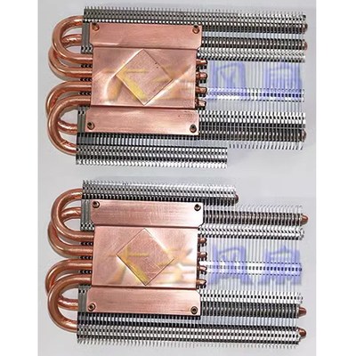 蓝宝石 5500XT 5600XT DIY改装散热器  4热管铜底 孔距54*54mm