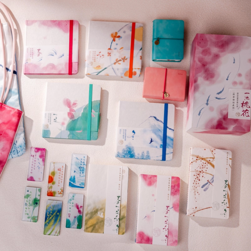 独家定制四季惜福mini印章本 空白手账本 车线随身本套装 亚克力冰箱贴 四季惜福限定香薰套装桃花香味,文具电教/文化用品/商务用品,笔记本/记事本,淘宝优惠券,粉丝福利购,淘宝优惠卷