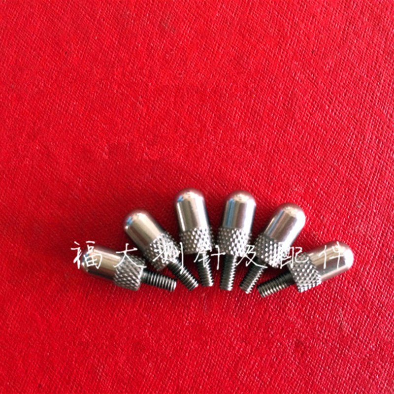 国产代用三丰101118壳型测针百分表千分表平测头高度计R角圆测针