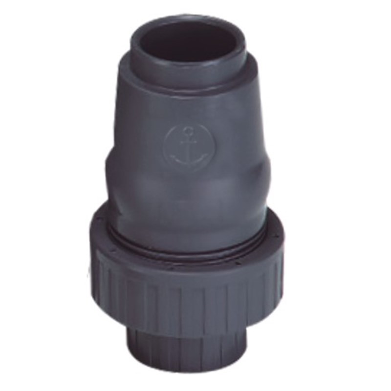 锚牌灰色单活接止回阀半球型止回阀UPVC50mm1.5寸日标48(订货)
