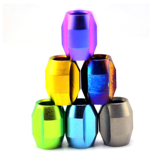 钛合金刀坠多用工具/挂扣刀坠 TC4烤蓝刀坠EDC绳坠吊坠手机吊饰