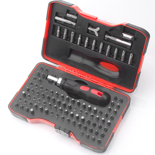 100件电动充电钻批头 多功能家用起子头改锥 螺丝刀套装特殊