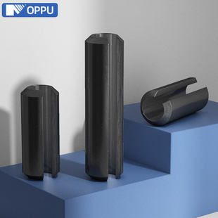 黑色65锰钢弹性销开口圆柱销定位销固定销空心销钉M1.5M2M3M4-M12