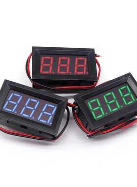 LED数显两线数字二线交流电压表头 AC220V市电 70V-380V-500V