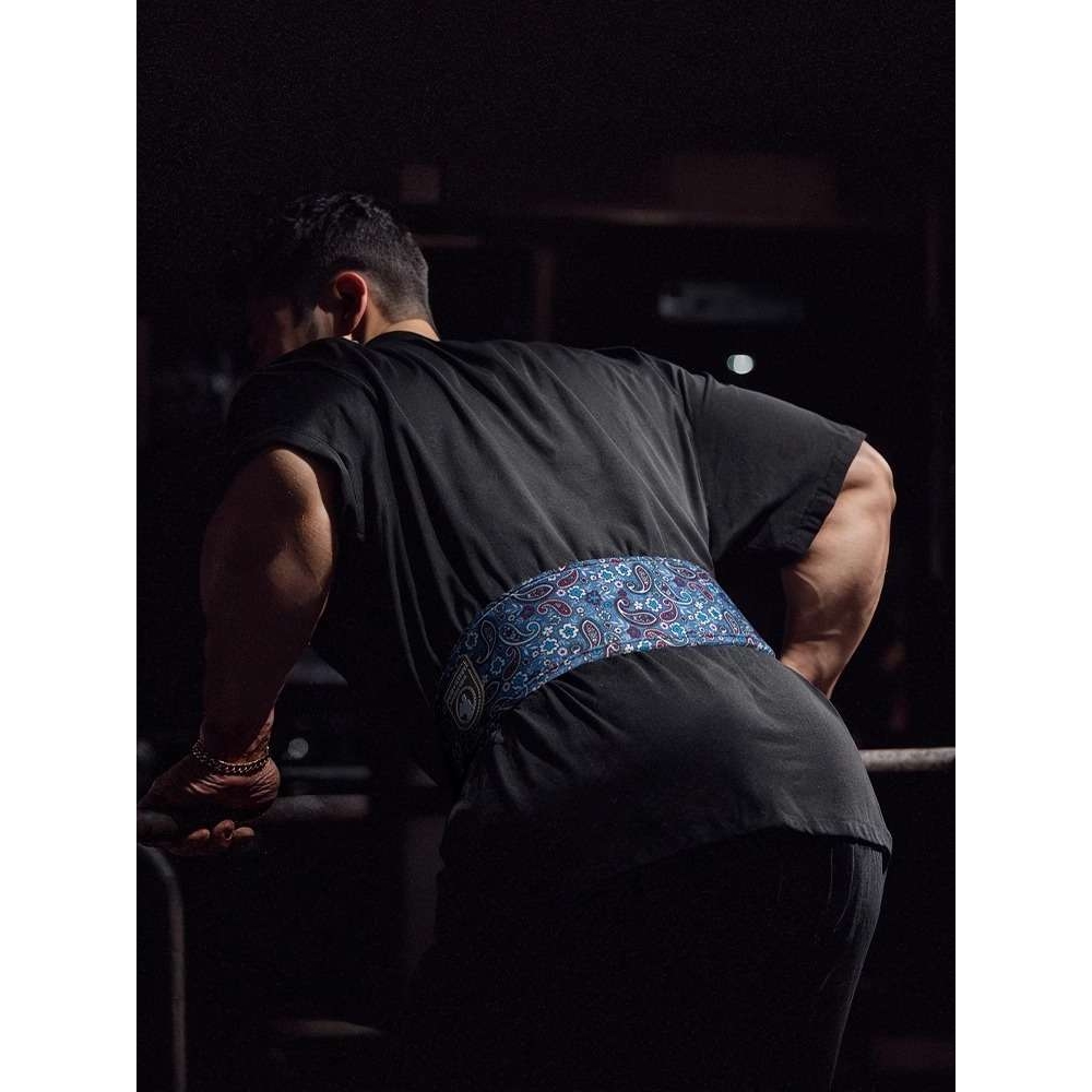 帆布健身腰带深蹲硬拉护腰男女专业力量举运动训练护具举重束腰带