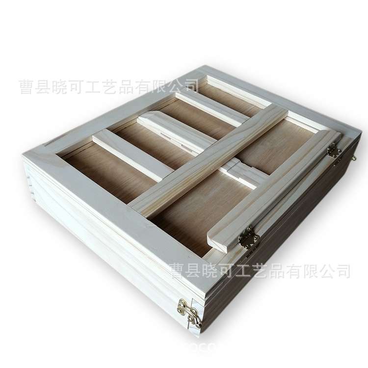 木制手提桌面台式可升降画箱抽屉油画箱架折叠便携式写生素描画盒