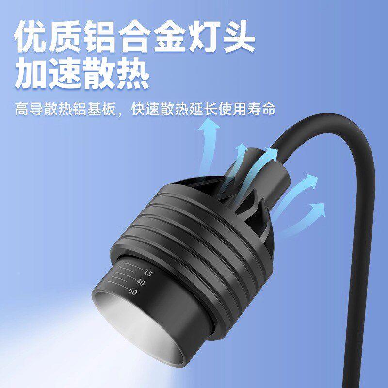 新款鱼缸灯鱼缸照射灯防Dhwfs41O水明溪可调灯焦防溅水筒灯南美流
