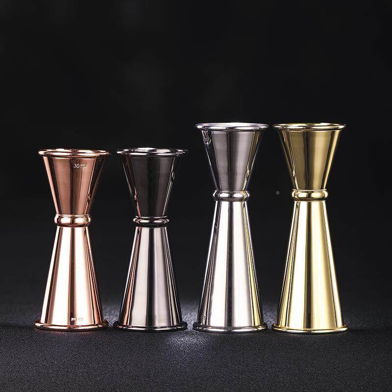 吧传奇优质带酒刻不锈725钢量卷边量度酒器量杯盎司安士杯盎司器