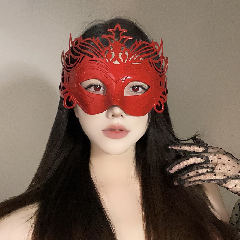 成人舞会面具公主女全半脸S假面化妆舞台表演s古装拍摄面罩