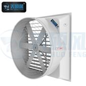 甄选直驱式 工业换气扇排风机排 传动喇叭形玻璃钢负压风机抽风机