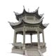 甄选园林石雕凉亭仿古青石石雕凉亭中式 园林广场庭院双层石材景观
