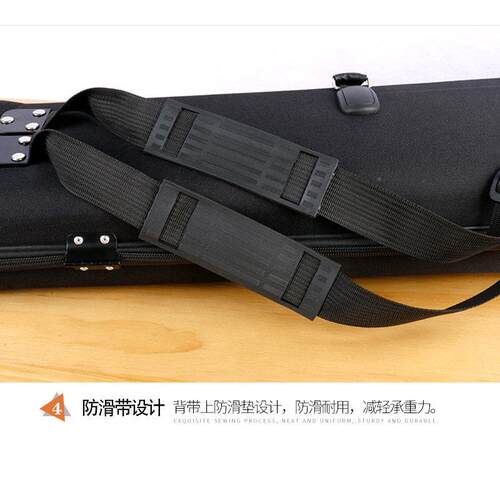 二抗盒可胡提可EQH背专业牛津布二胡提琴盒压硬盒双肩/单肩软手轻
