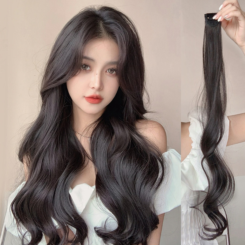 假发女长发仿真发小片式补发片增发蓬松卷发假发S片轻薄无痕接发