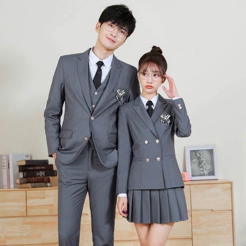 校服高幼生男女职业师PGV园服学大学校班服工作中服套装制服生情