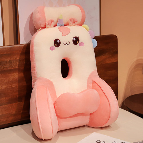 靠垫办公室腰靠护腰靠背垫座椅腰枕女生看M书腰垫靠枕孕妇久坐腰