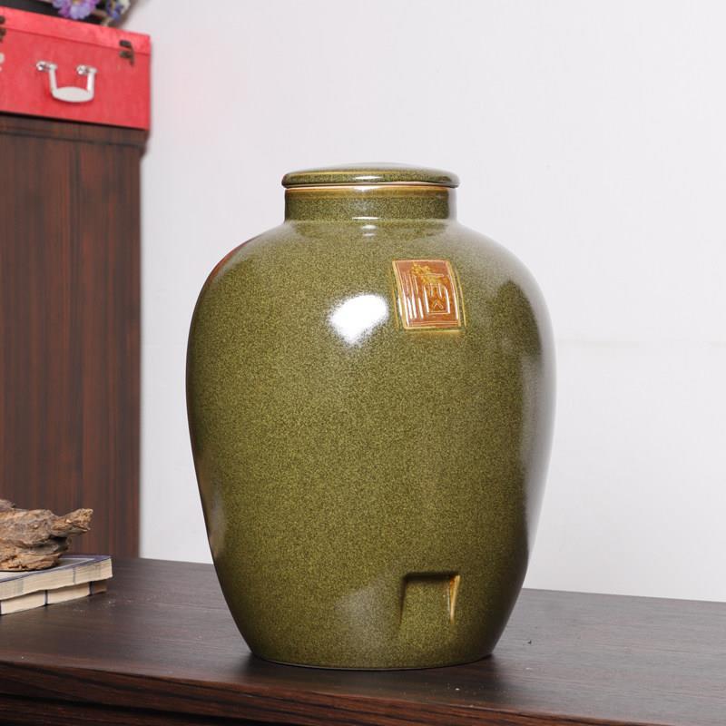密封陶瓷酒坛泡酒罐k10斤20斤30斤50斤泡酒瓶茶叶末酒缸酿葡萄酒