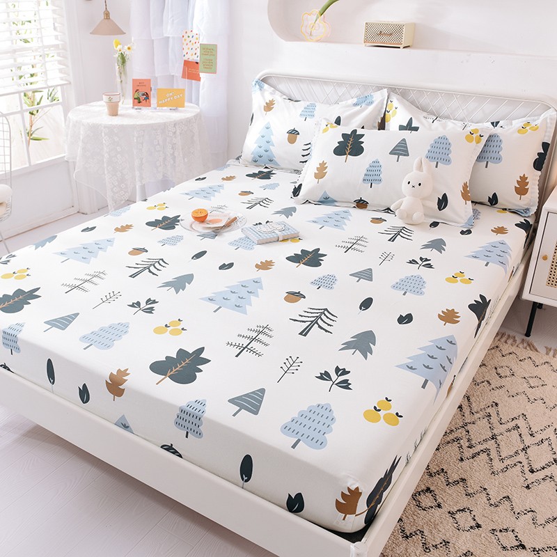 床笠单件全棉床罩80x200c固定防滑单人防尘套薄床垫保护罩